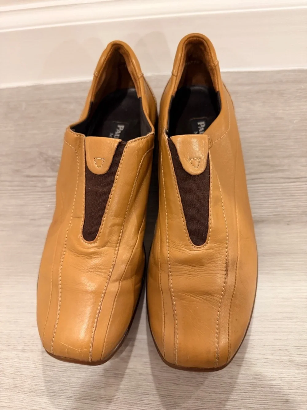 Paul Green Munchen Leather Slip On Women's Driving Loafer Size 7 - Picture 1 of 12
